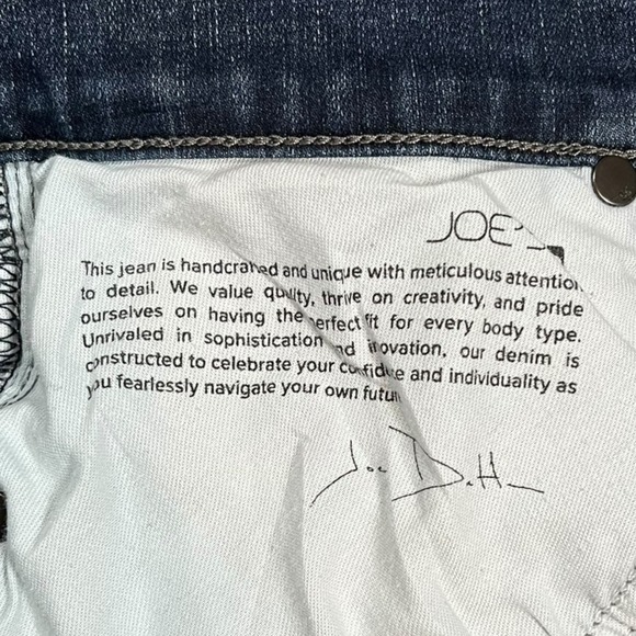 Joe's The Brixton‎ Straight + Narrow Mid Rise Jeans Women's W28 Stretch Med Blue - Picture 10 of 10